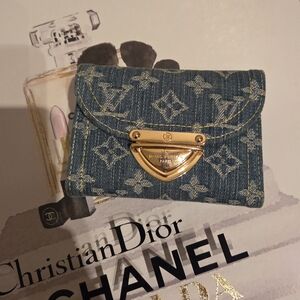 Blue Monogram Wallet